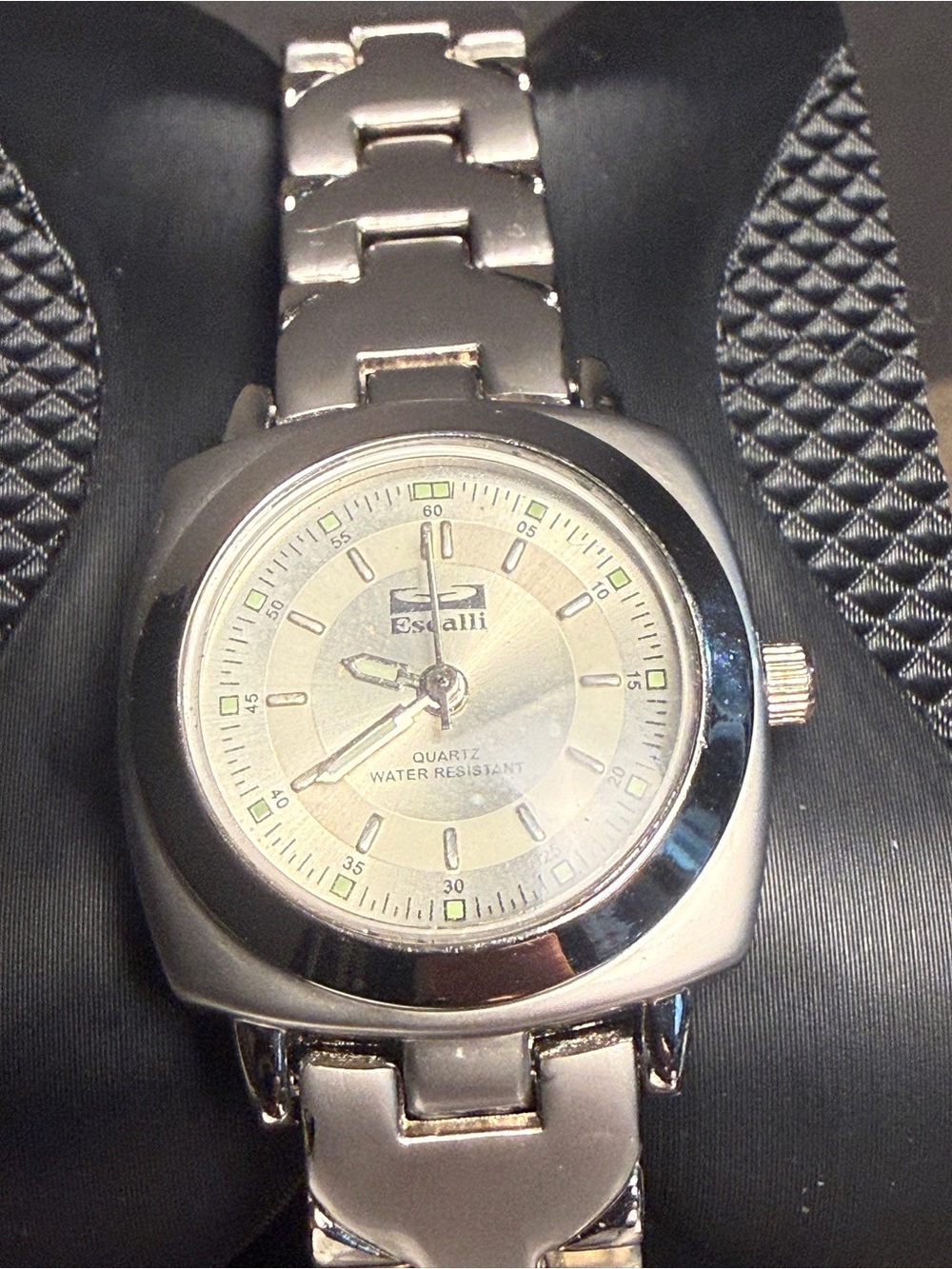 Silver Stainless Steel Quartz Watch - 4